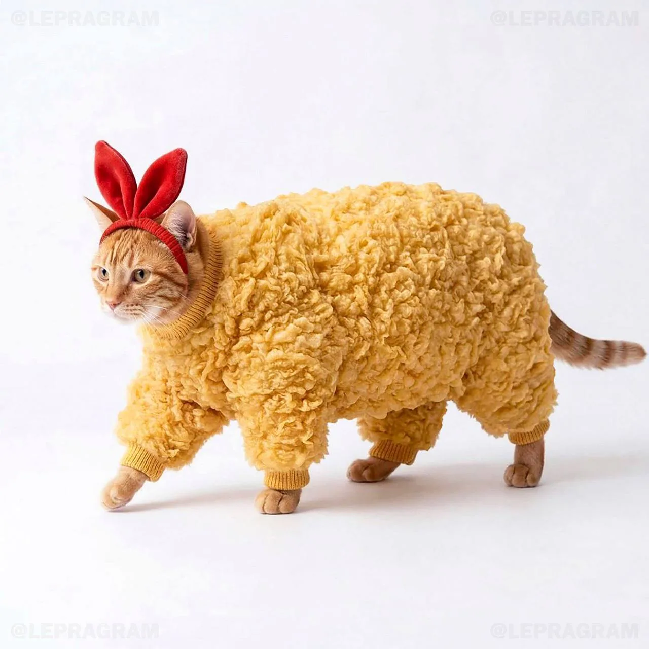 Японский дизайнер выкатил кошачий комбинезон, который превратит вашего пушистого в жаре...