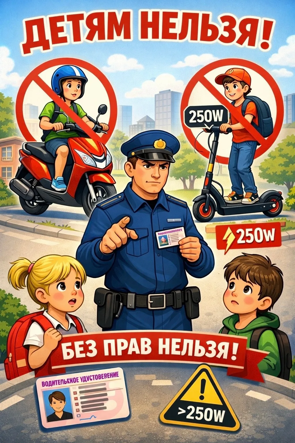 Госавтоинспекция напоминает о правилах дорожного движения для владельцев СИМ