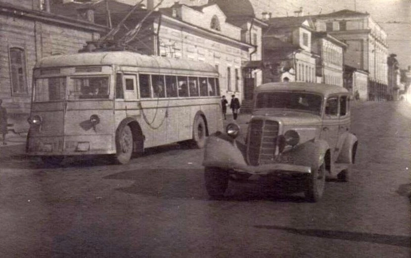 Улица Карла Либкнехта в 1948 году.