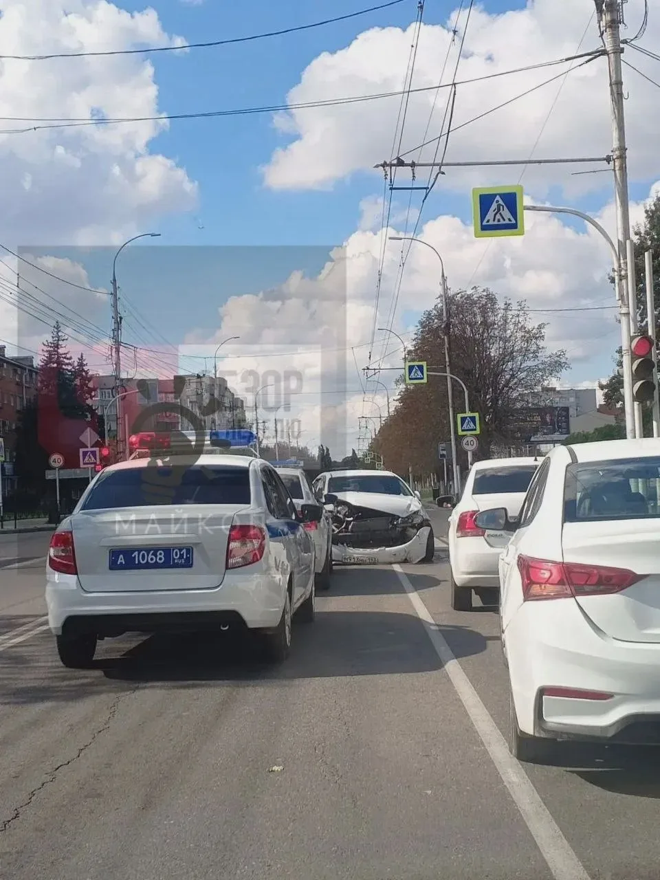 Авария на пересечении Лумумбы и Пролетарской