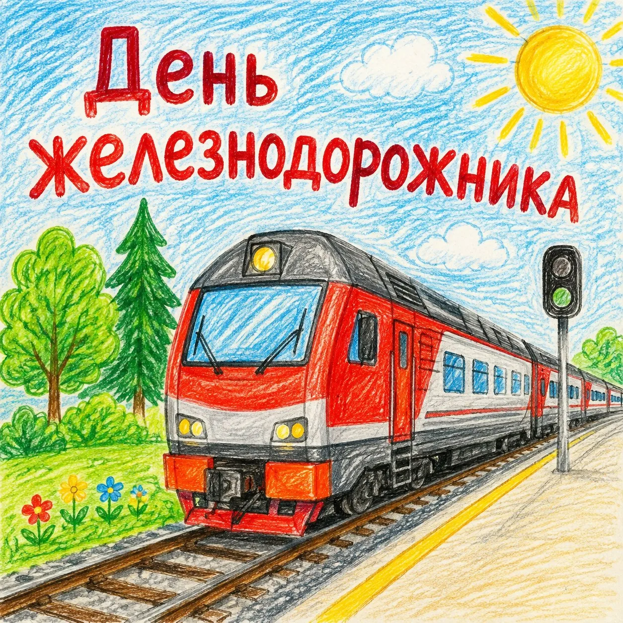 🚂 День железнодорожника — отличный повод познакомить ребят с одной из самых важных, от...