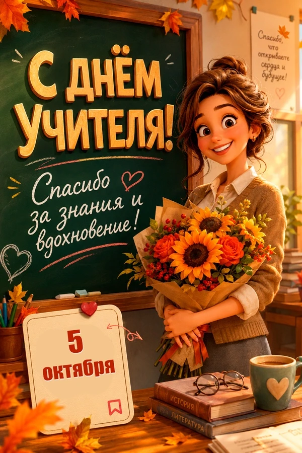 5 октября - День Учителя!