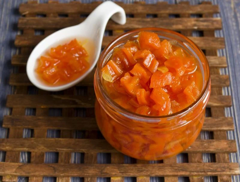 ВАРЕНЬЕ ИЗ МОРКОВИ

Ингредиенты:
Морковь - 1 кг
Сахар - 1.4 кг
Ванилин - по вкусу
Лимонная кислота -