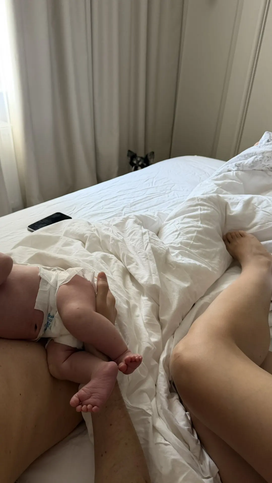 Утренние милования теперь такие 👶🤍
Не можем оторваться от нашего круассанчика маленького и наслажд