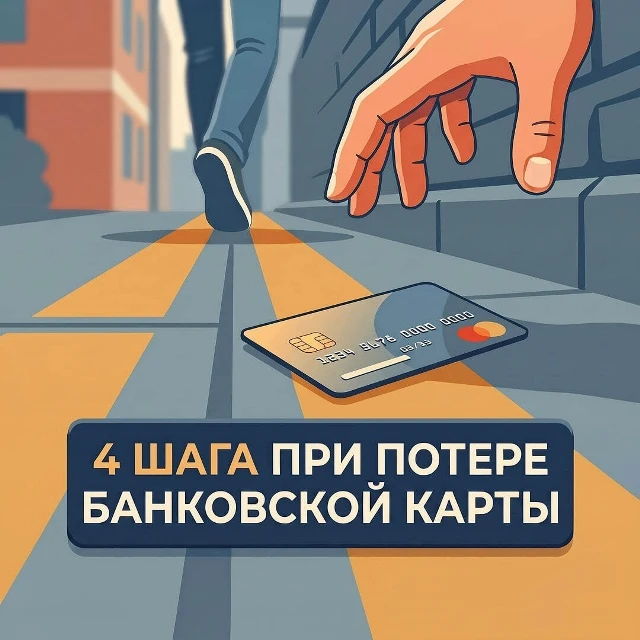 Потеряли банковскую карту? Главное - не паниковать