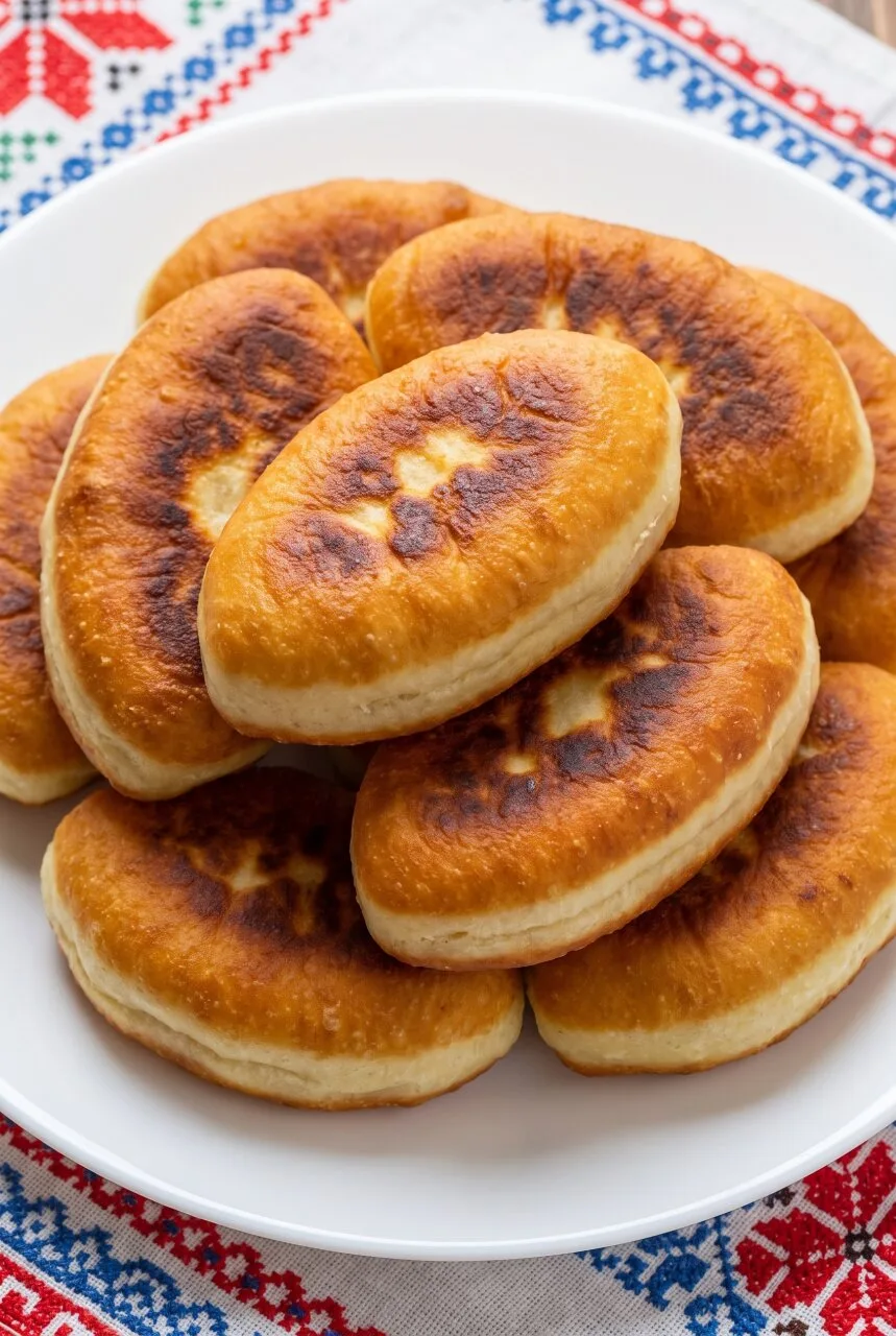 ЖАРЕНЫЕ ПИРОЖКИ С ТРЕБУХОЙ И ЛУКОМ — НЕОБЫЧНАЯ НАЧИНКА В МЯГКОМ ДРОЖЖЕВОМ ТЕСТЕ ПОД РУМ...