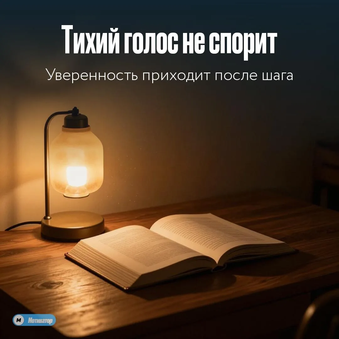 Тихий голос

Внутри часто звучат голоса: «невозможно», «безрассудно», «бесполезно». Это голоса привы