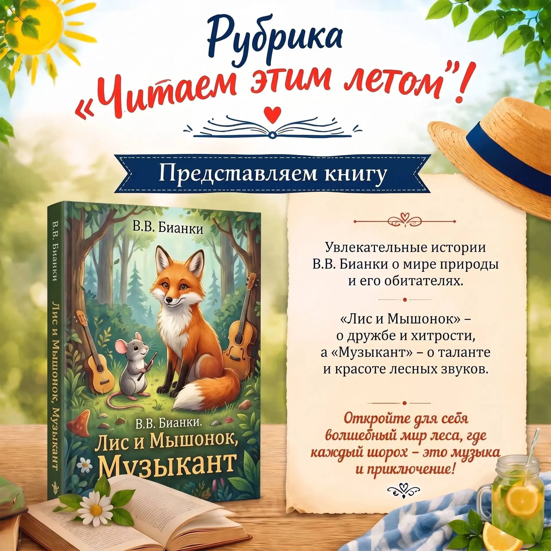📚 Рубрика «Читаем этим летом» продолжается!
