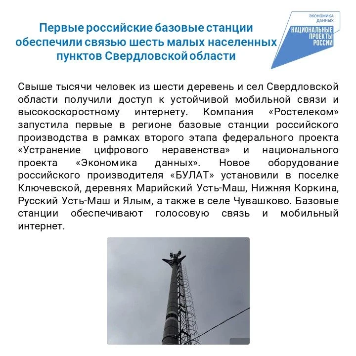 ⚡️У нас в ленте новый еженедельный дайджест по реализации на Среднем Урале национальных...