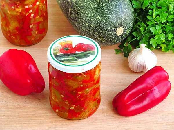Закуска из кабачков и болгарского перца 🍆🫑