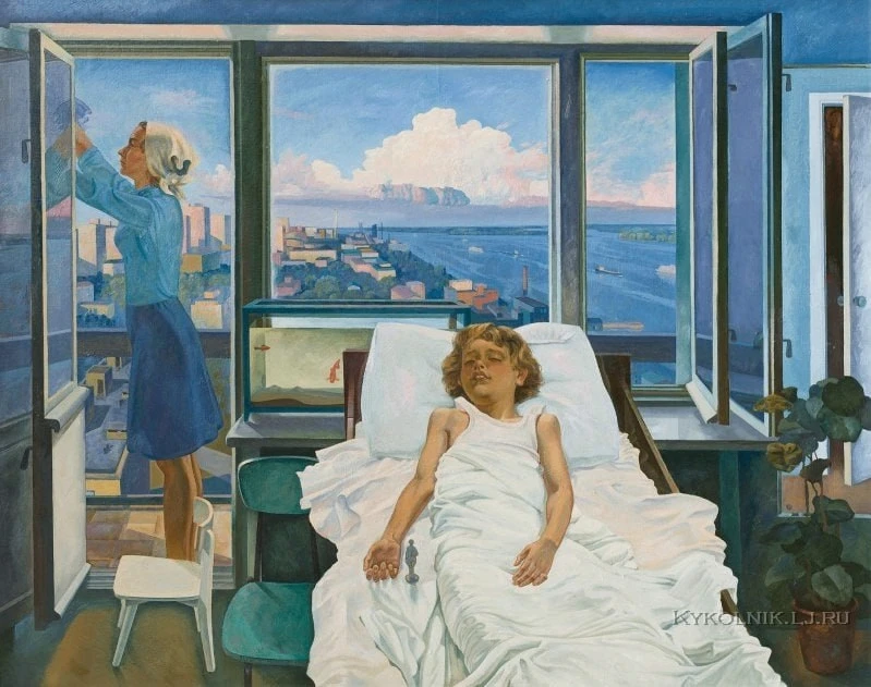 "Новоселье над Волгой", 1970-е

Баранов Рудольф Николаевич (1942-2022)

@sovietarts