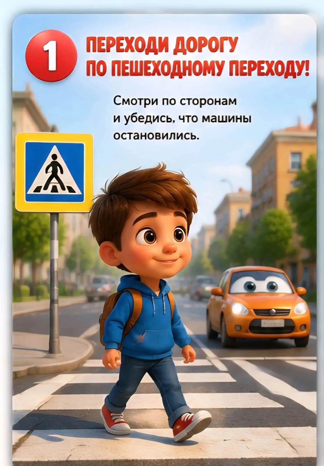 🚦 Безопасность детей на дороге — важно знать каждому! 🚦