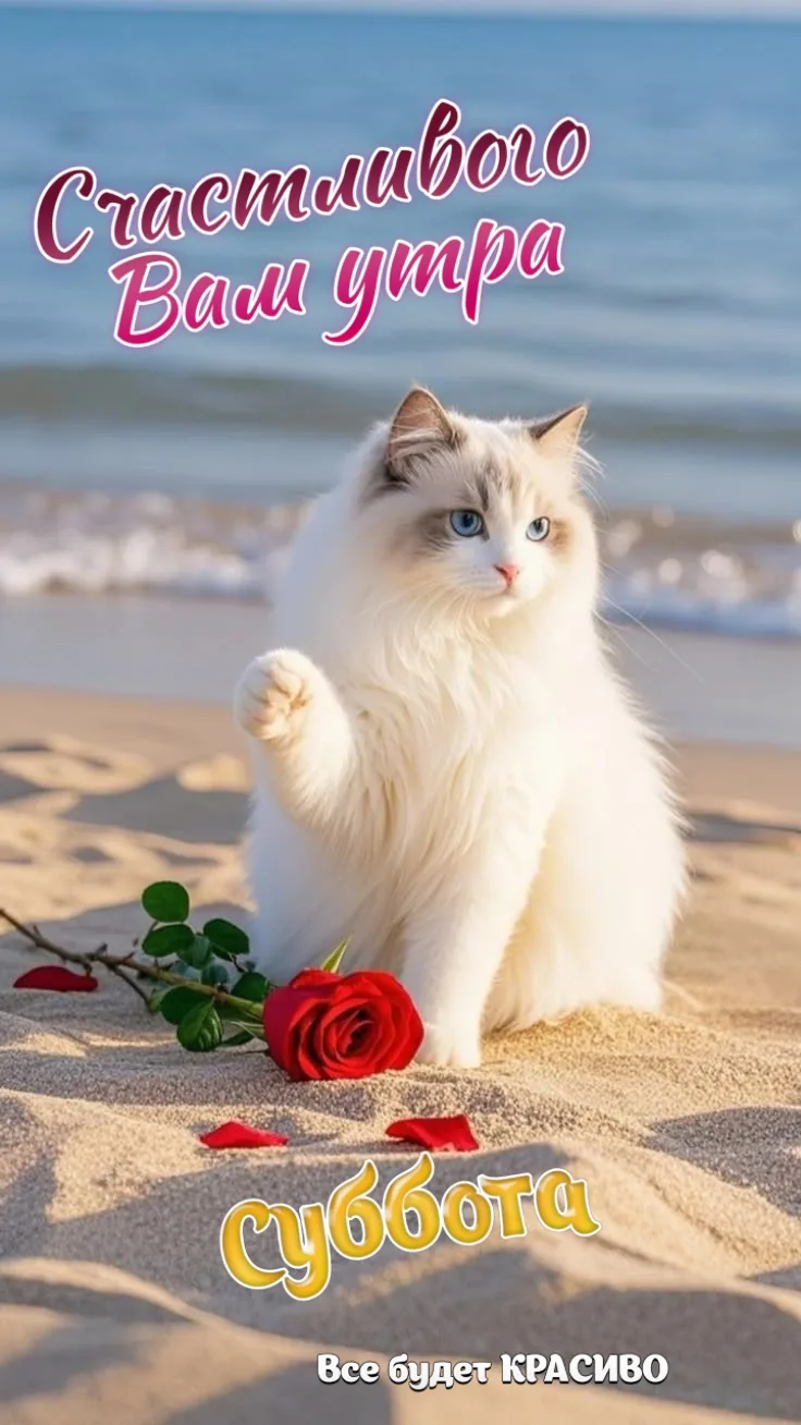 Доброе утро СУББОТЫ 🌹🌷🌹