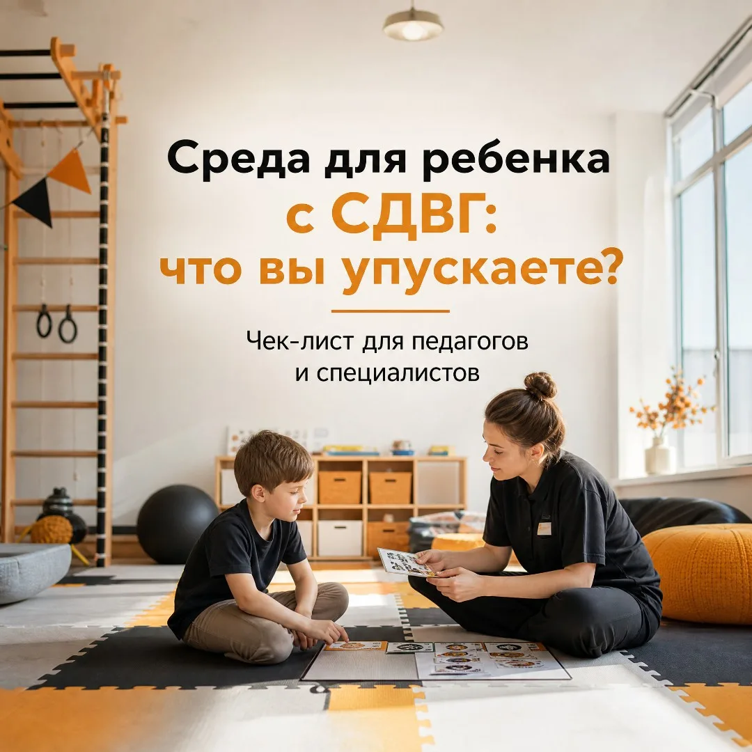 Ребенок с СДВГ не может усидеть на месте не потому что не хочет, а потому что среда вок...