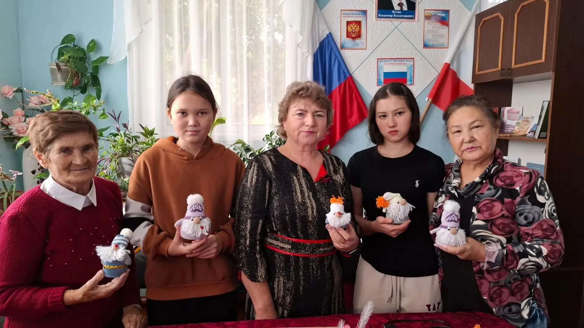 В клубе «Здоровый образ жизни» в День пожилого человека ершовские сельчане создавали си...