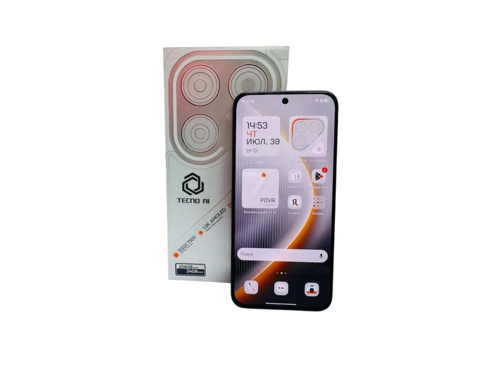 📱Смартфон Tecno POVA 7 Pro 5G
📌- Дисплей: 6.78", 2720x1224, OLED, 144 Гц
- Связь: 3G, 4G, 5G, Nano