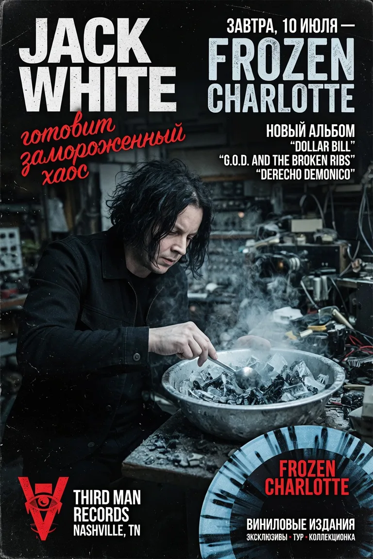 Jack White готовит замороженный хаос

Завтра, 10 июля, выходит новый альбом Jack White под названием