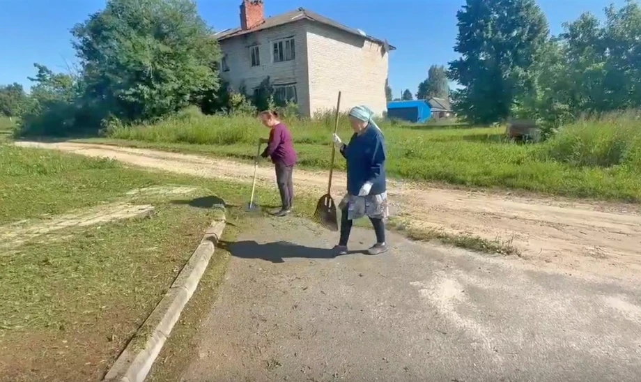 🌿В деревне Галкино прошёл необычный субботник. Жители решили, что лучшая профилактика — это чистота
