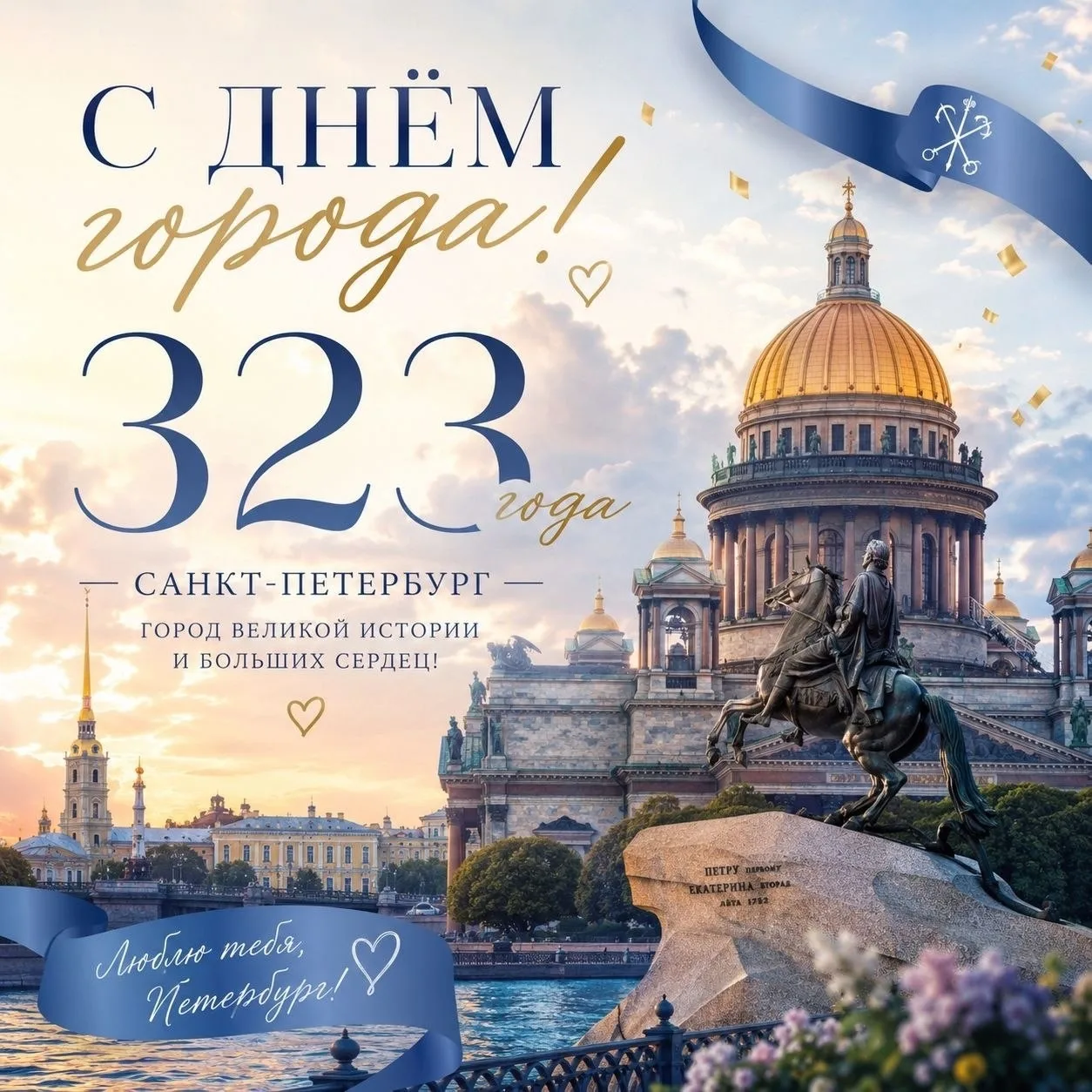 С днём города, Санкт-Петербург!