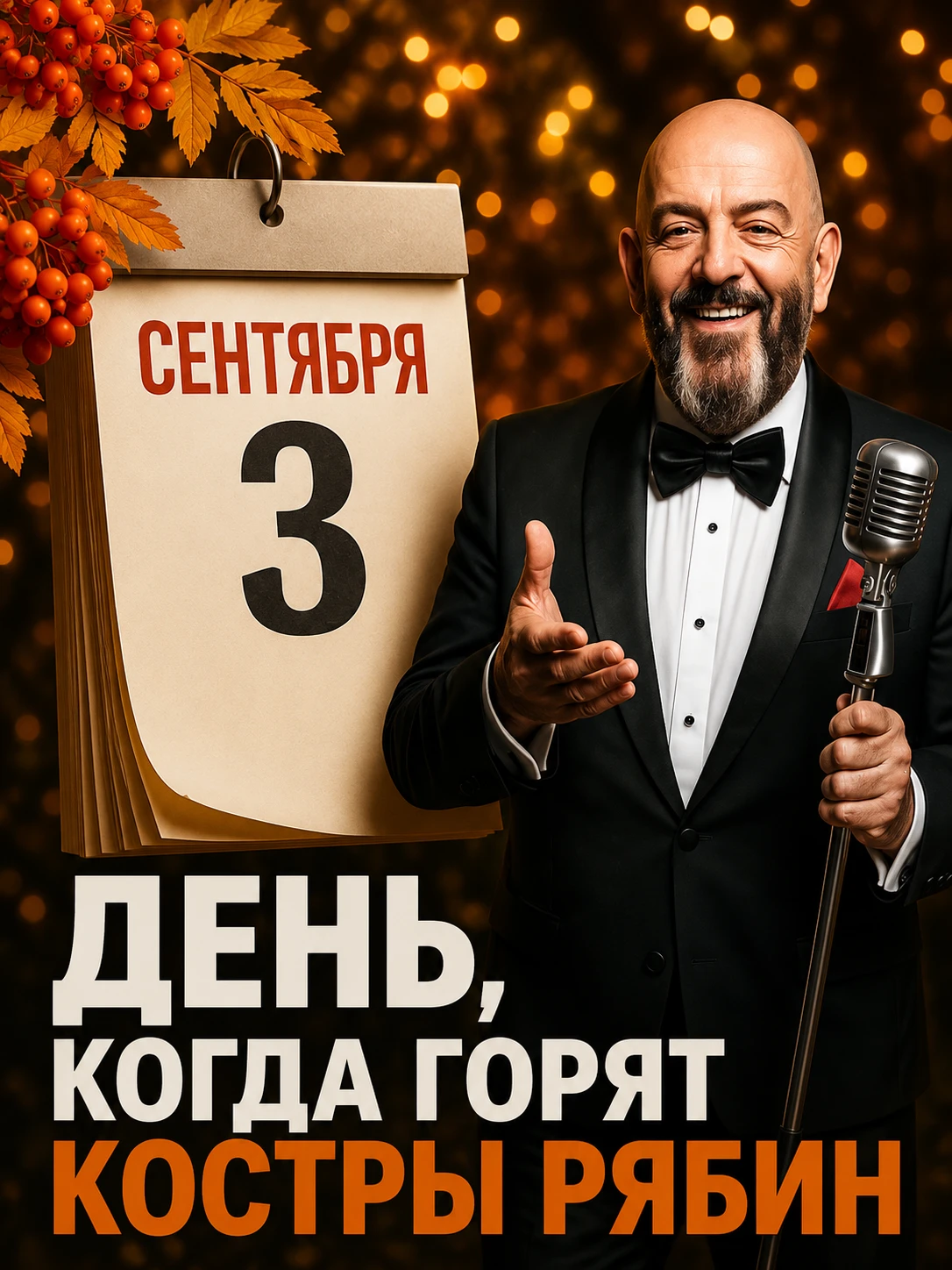 Ну вот и настал этот день! Третье сентября - день, когда горят костры рябин. И как кост...