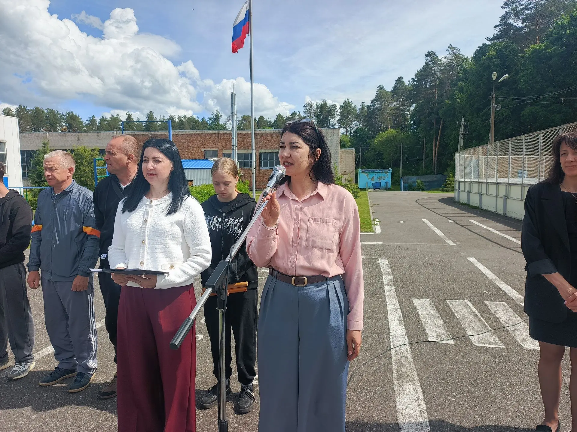 В рамках акции «Займись спортом - стань первым» на стадионе Детско - юношеской спортивн...