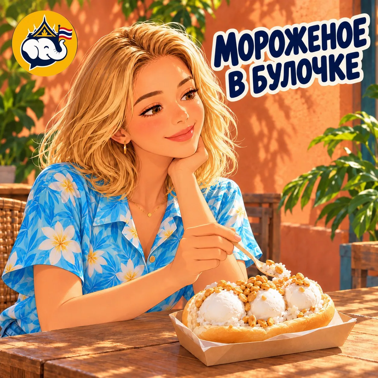 🇹🇭 Мороженое в булочке: как его едят в Таиланде?