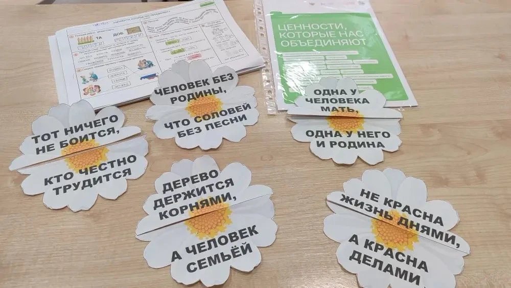 18 мая в МБОУ «СОШ №49» прошли «Разговоры о важном», посвященные теме «Ценности, которые нас объедин