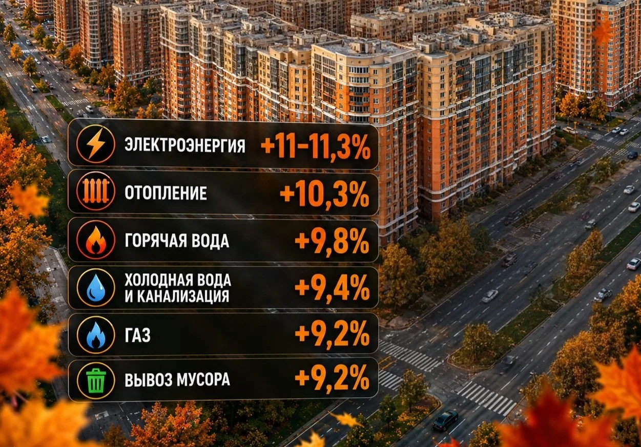 📈 В Ленобласти с 1 октября тарифы на ЖКХ вырастут до 11,3%