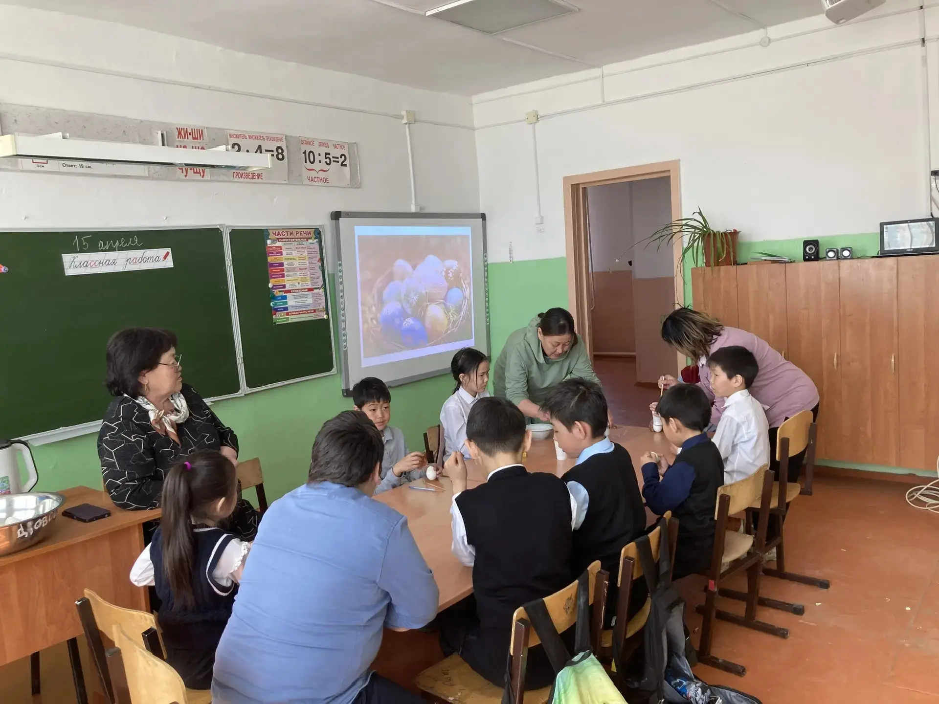 В школе прошёл мастер‑класс к Пасхе