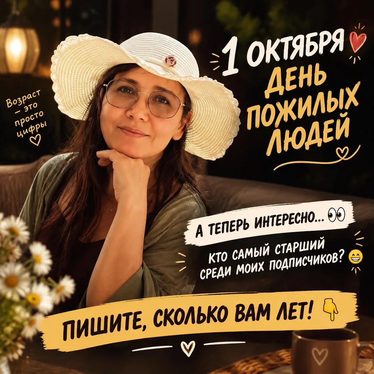 Бүген — Өлкәннәр көне! ❤️