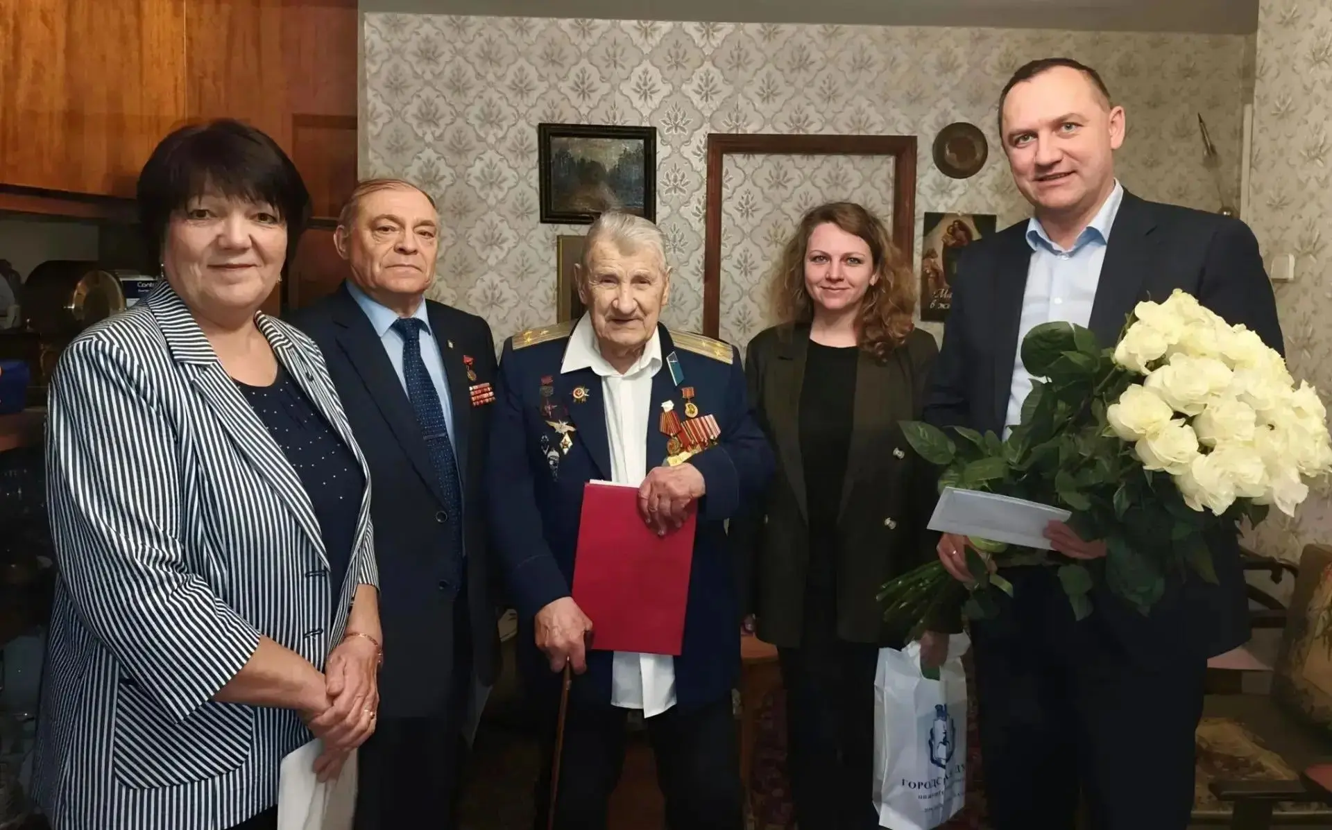 Ветеран Великой Отечественной войны Константин Пищулин отметил вековой юбилей 🎂