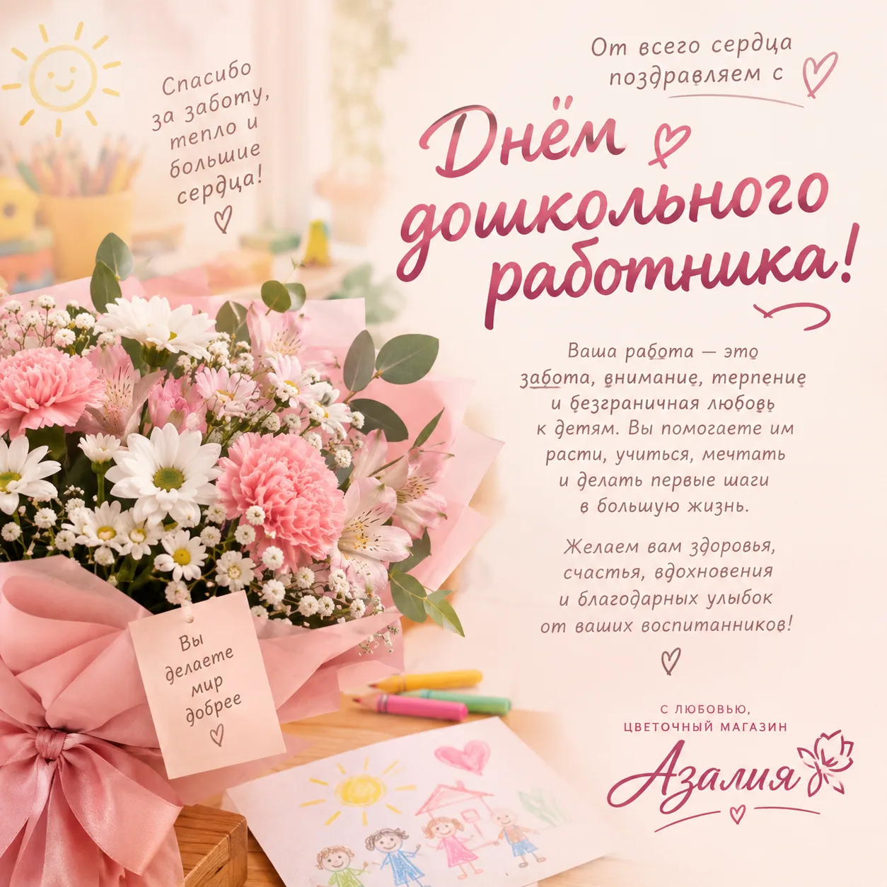 С Днем дошкольного работника! ✨