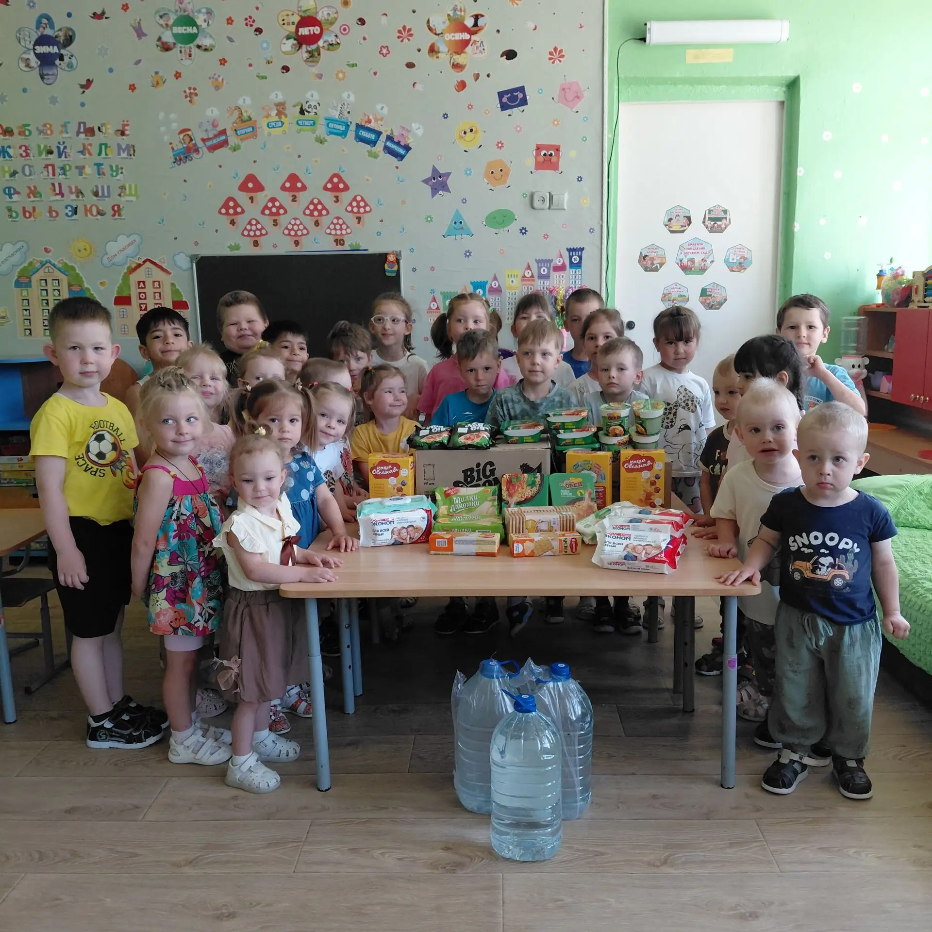 🇷🇺❤️ Воспитанники, родители и коллектив детского сада «Малышок» р.п. Мокшан приняли активное участ