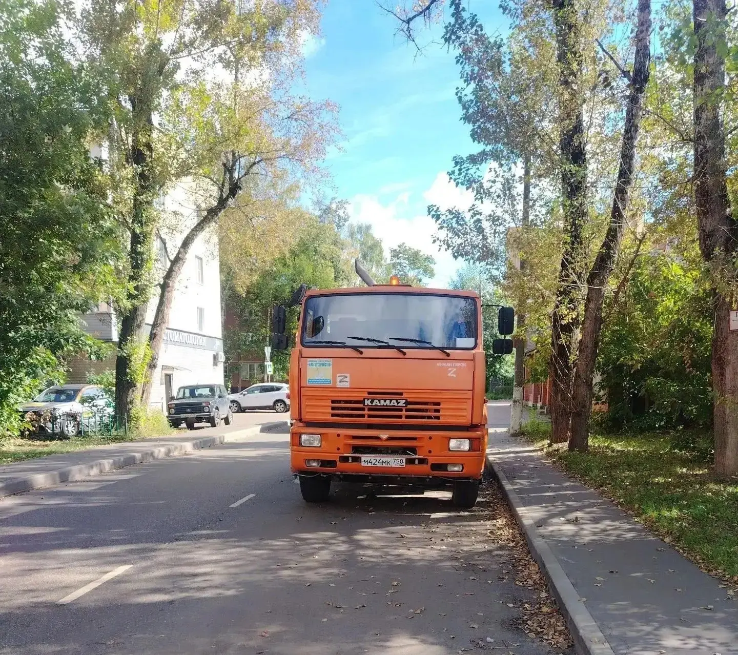Благоустройство в Долгопрудном: уборка территорий проводится без выходных