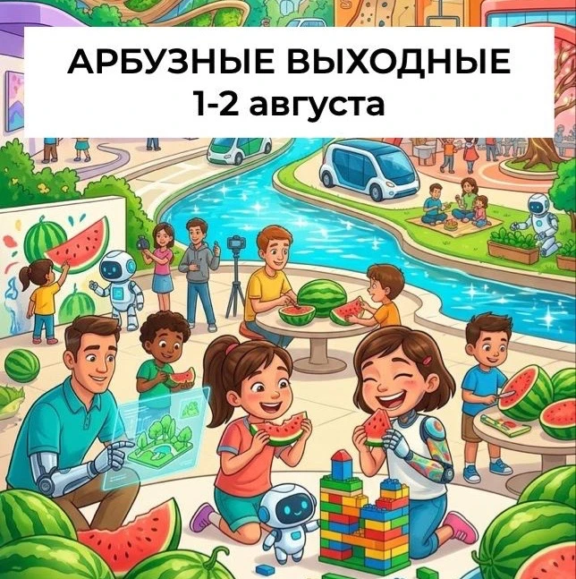 🍉 Арбузные выходные в «Мечтателях»! 🍉

1–2 августа наше пространство превратится в настоящий Арбуз