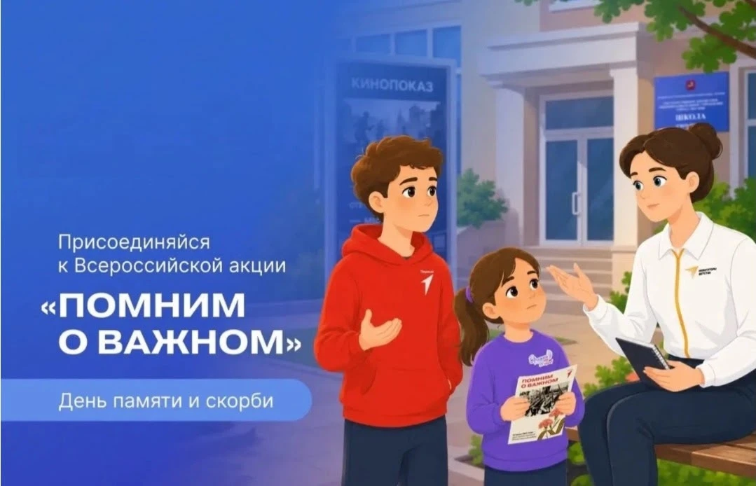 🕯 Помним о важном: активисты Движения Первых почтили память героев

Сегодня в школьном лагере МАОУ 