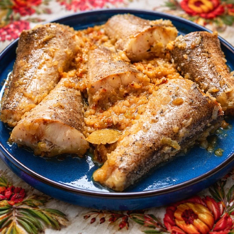 СОЧНАЯ И АРОМАТНАЯ РЫБА В КАРАМЕЛИЗИРОВАННОМ ЛУКЕ — ВКУС, КОТОРЫЙ ЗАПОМИНАЕТСЯ НАДОЛГО!...