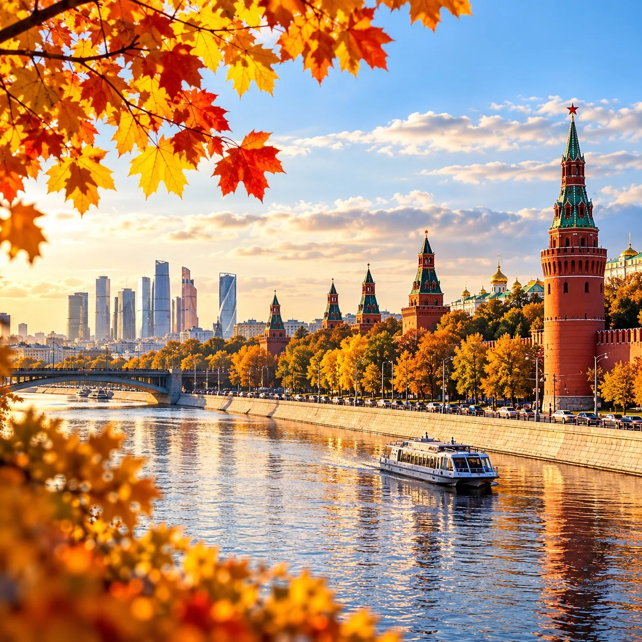 🍂 В Москве на этой неделе будет прохладно, но сухо