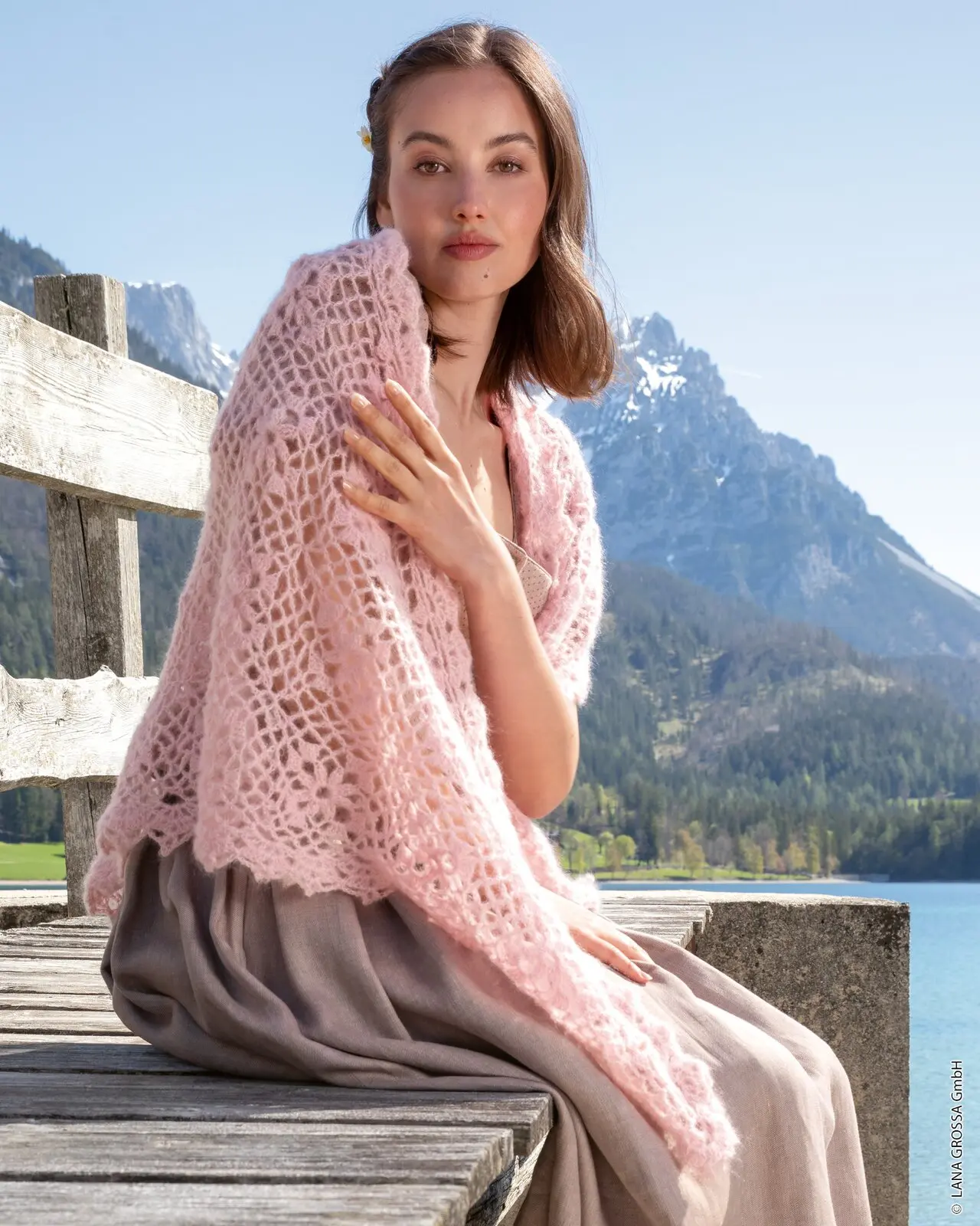 🧣 Платок №27 · Lana Grossa Trachten 09