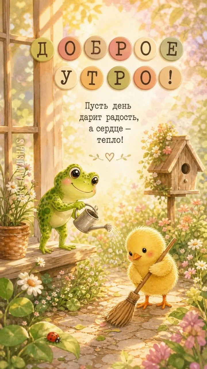 Доброе утро ☀️ 

👉Лучшие Открытки в MAX 
😇 Подписаться