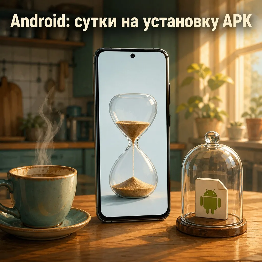 Гугл вводит 24-часовой карантин на установку APK