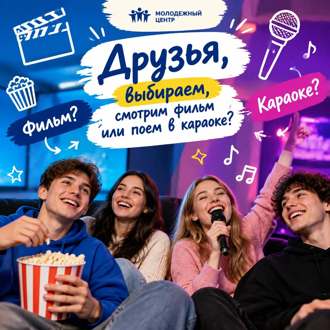 Кто за то, чтобы сегодня залипнуть в кино под пледом?