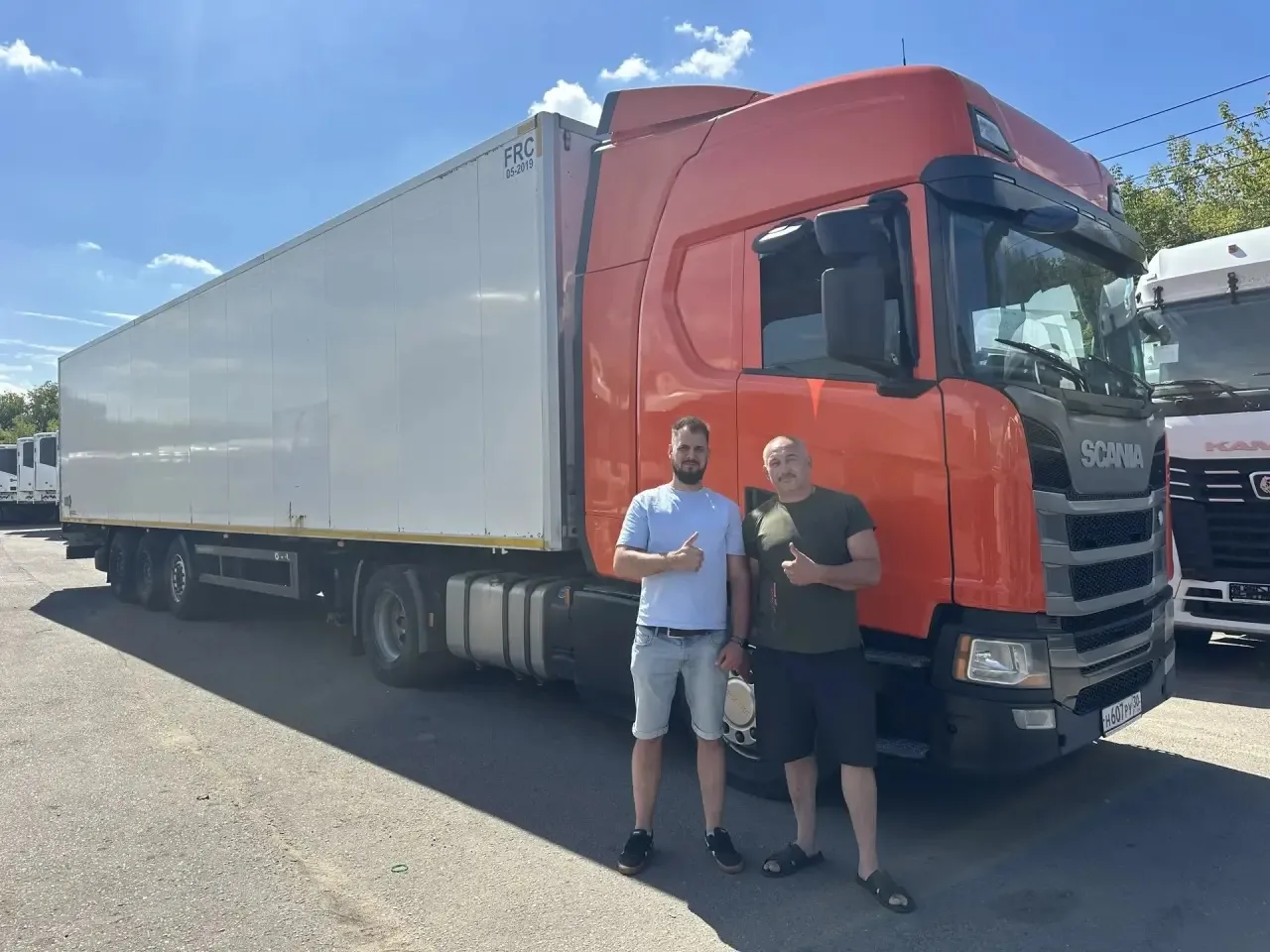 Отгружаем сцепку для клиента 🚚❄️