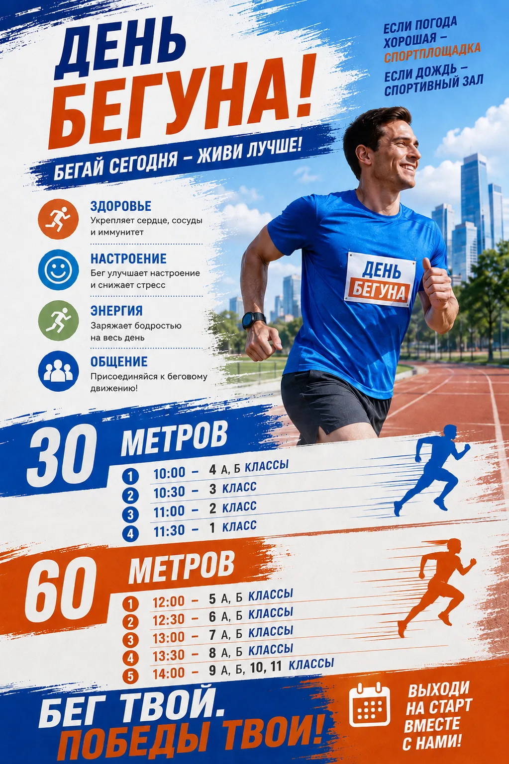 🏃 4 сентября — День бегуна!