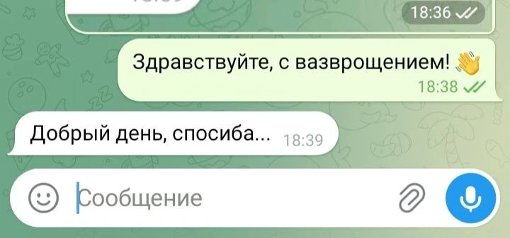 Всем привет, мы вернулись! 🤟