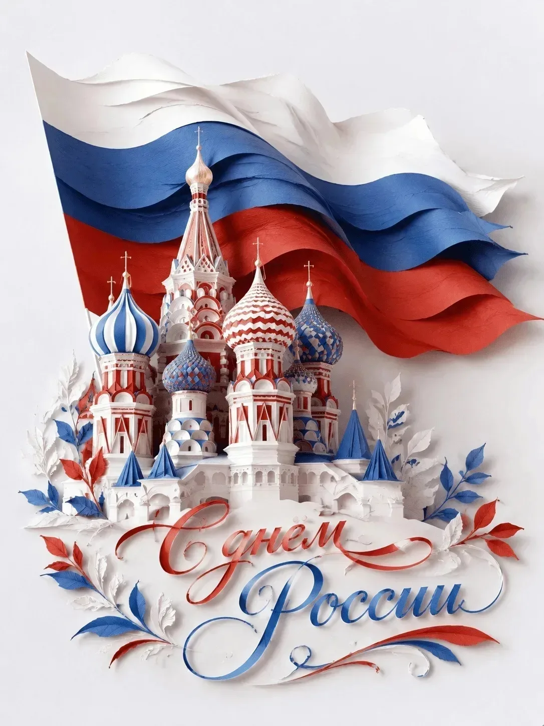 Уважаемые родители, дорогие дети! Поздравляем вас с Днём России🇷🇺!
