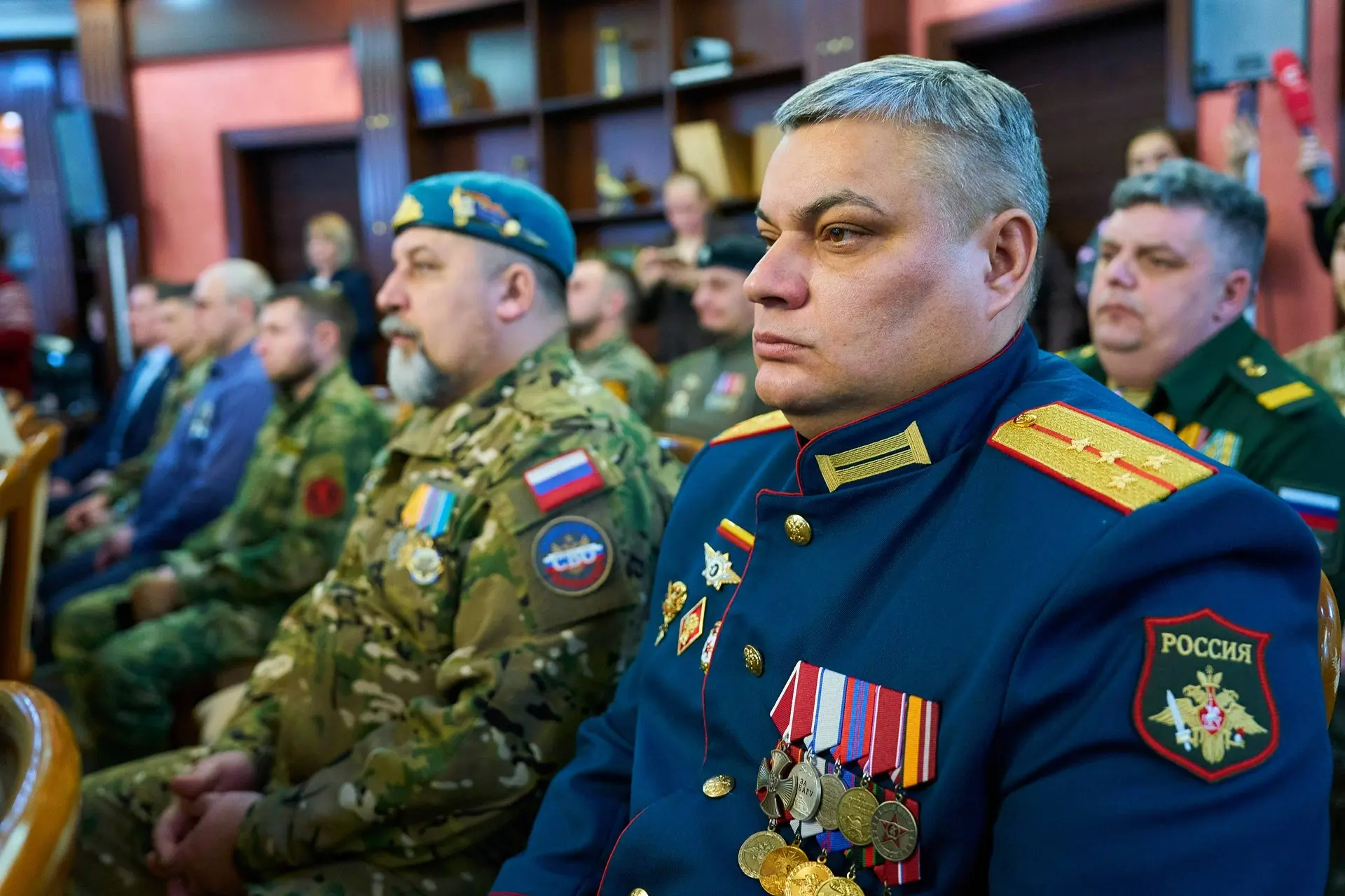 В преддверии Дня защитника Отечества вместе с участниками специальной военной операции, ветеранами б