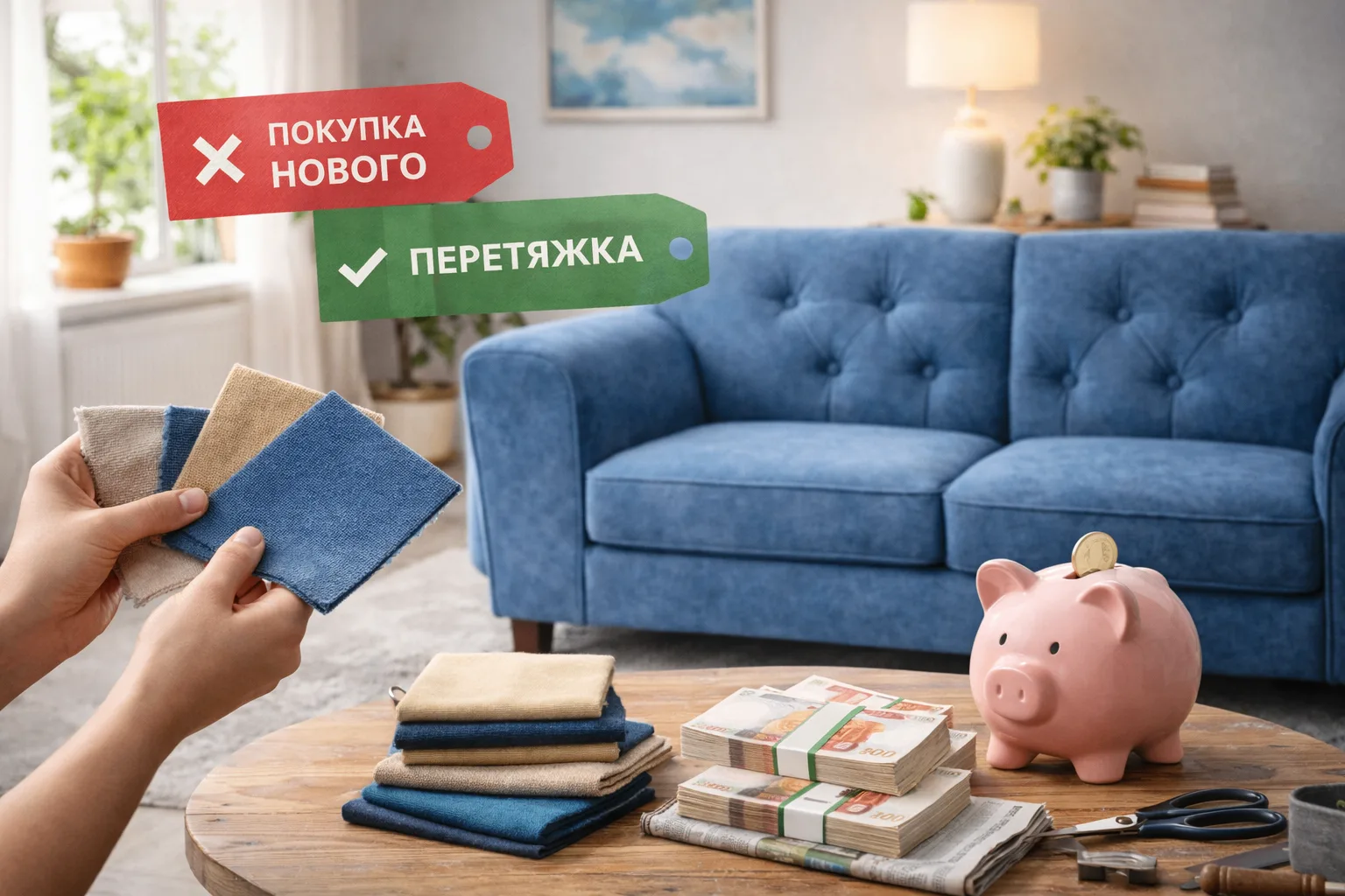 Зачем покупать новую мебель, если можно выгодно обновить любимую?