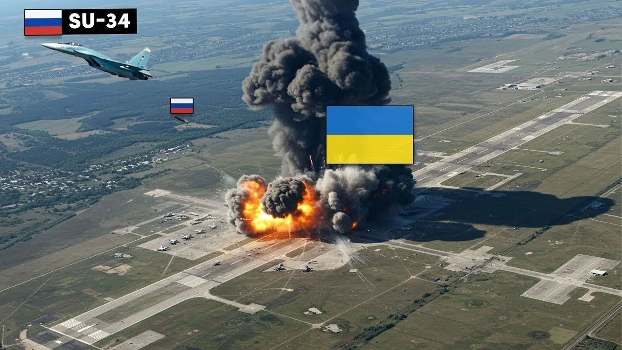 Россия дождалась посадки самолётов НАТО — трёхтонная боеголовка уничтожила украинскую а...