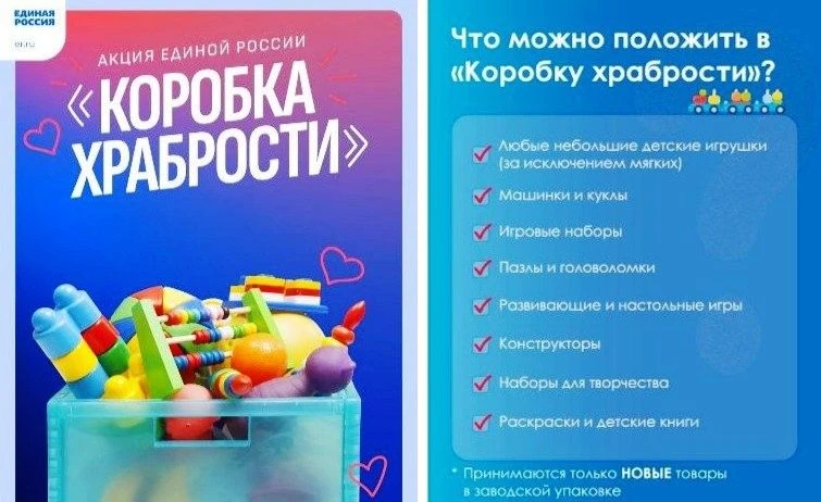 Всероссийская акция «Коробка храбрости» в нашем детском саду!
Уважаемые родители! С 1 июня по 6 июля